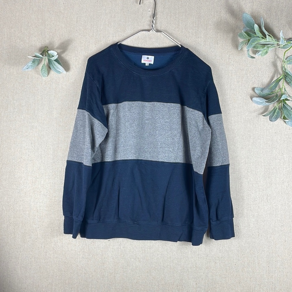 Sundry > Colorblock Sweater 2 - Picture 3 of 9